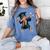 Kids Boys Grad Dabbing Graduation Class Of 2025 Women's Comfort Colors T-Shirt Blue Jean