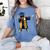Kids HBCU Boys Grad Dabbing Graduation Women's Comfort Colors T-Shirt Blue Jean