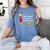 Kids Kindergarten Graduation Humor I'm So Smart I Graduated Women's Comfort Colors T-Shirt Blue Jean