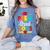 Kids Pre-K Grad 2025 Preschool Graduation 2025 Women's Comfort Colors T-Shirt Blue Jean