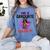 Kids Pre K Graduation Flossing Girl Nailed It Graduate Girls Women's Comfort Colors T-Shirt Blue Jean