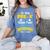 Kids So Long Pre-K Graduation 2025 School Kindergarten Here Come Women's Comfort Colors T-Shirt Blue Jean