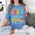 Kids So Long PRE-K It's Been Fun Graduation Women's Comfort Colors T-Shirt Blue Jean