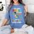Kids So Long Pre-K Preschool Graduation Kindergarten Here I Come Women's Comfort Colors T-Shirt Blue Jean