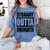 Kids Straight Outta Kindergarten Shirt Boy Girl Graduation Women's Comfort Colors T-Shirt Blue Jean