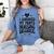 Kids I Survived My Mom's Nursing Degree Nursing School Graduation Women's Comfort Colors T-Shirt Blue Jean