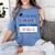 Kindergarten To 1st Grade Graduation T Shirt Women's Comfort Colors T-Shirt Blue Jean