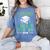 Kindergarten Graduation Graduate t Shirt 2018 Women's Comfort Colors T-Shirt Blue Jean