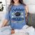 Kindergarten Graduation Shirt I Survived Kindergarten Women's Comfort Colors T-Shirt Blue Jean