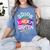 Last Day Of School Adios Kindergarten Graduation Kids Girls Women's Comfort Colors T-Shirt Blue Jean