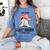 This Is My Last Rodeo Senior 2026 Cowgirl Graduation Women's Comfort Colors T-Shirt Blue Jean