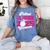 Lil Cousin Of a 2025 Graduate Prom Graduation 25 VolleyBall Women's Comfort Colors T-Shirt Blue Jean