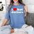 I Love Hot Doctors PhD Graduation Present From Spouse Women's Comfort Colors T-Shirt Blue Jean