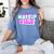 Makeup Artist Beauty Cosmetologist Graduation T-Shirt Women's Comfort Colors T-Shirt Blue Jean