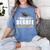 Masters Degree Survivor Graduation For MBA Graduate Women's Comfort Colors T-Shirt Blue Jean