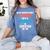 Masters In Education Degree Graduation Women MeD Women's Comfort Colors T-Shirt Blue Jean