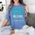 Med Tech Medical Technician Gag Lab Graduation Premium Women's Comfort Colors T-Shirt Blue Jean