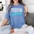 Medical School Survivor Med Student Graduation Women's Comfort Colors T-Shirt Blue Jean