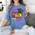 Miss 5th Grade Shirt 5 Grad Kids Girl Graduation School Women's Comfort Colors T-Shirt Blue Jean