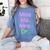 MIss Ms Mrs Dr Graduation Phd Pink And Green Class 2021 Women's Comfort Colors T-Shirt Blue Jean