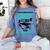 My Mommy Did It And She Did It For Me Graduation Graduate Women's Comfort Colors T-Shirt Blue Jean