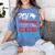 My Mommy Did It And She Did It For Me Mom Nurse Graduation Women's Comfort Colors T-Shirt Blue Jean