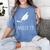 Nailed It Shirt Cute Graduation Grad Cap Women's Comfort Colors T-Shirt Blue Jean