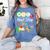 Next Stop Kindergarten Preschool Graduation 2025 Boy Girl Women's Comfort Colors T-Shirt Blue Jean