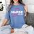 Nurse Graduate Graduation 2018 Nursing School Shirt Women's Comfort Colors T-Shirt Blue Jean