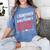 Nurse Graduation I Survived My Girlfriends Nursing Degree Women's Comfort Colors T-Shirt Blue Jean