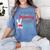Nurse LPN RN CNA Easter Graduation Nursing 2021 Women's Comfort Colors T-Shirt Blue Jean