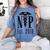 Nurse Practitioner Graduation NP Est 2019 Shirt Women's Comfort Colors T-Shirt Blue Jean