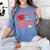 Nurse Survived Nursing School Graduation Women's Comfort Colors T-Shirt Blue Jean