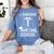 Nursing School Graduation Shirt I Survived RN Gift Women's Comfort Colors T-Shirt Blue Jean