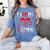 Nursing School Shirt Graduation Earned Not Given Nurse Women's Comfort Colors T-Shirt Blue Jean