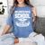 Nursing School Survivor Senior Nurse Graduation TShirt Women's Comfort Colors T-Shirt Blue Jean