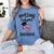 Nursing School Survivor Women Graduation RN Gift Shirt Women's Comfort Colors T-Shirt Blue Jean