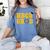 Omega Psi Phi Fraternity Paraphernalia HBCU Graduation Women's Comfort Colors T-Shirt Blue Jean