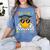 Peace Out 5th Grade Graduation Last Day Of School Women's Comfort Colors T-Shirt Blue Jean