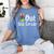 Peace Out 5th Grade Tie Dye Graduation Class Of 2026 Women's Comfort Colors T-Shirt Blue Jean