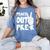 Peace Out Pre-K Great Class Of 2019 Graduation T-Shirt Women's Comfort Colors T-Shirt Blue Jean