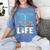 Pharmacy Life Pharmacist Chemist Student PharmD Graduation Women's Comfort Colors T-Shirt Blue Jean