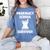 Pharmacy School Survivor PharmD Graduation T-Shirt Women's Comfort Colors T-Shirt Blue Jean