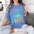 PhD Graduation Dead Inside But i Got My PhD Tie Dye Funny Women's Comfort Colors T-Shirt Blue Jean