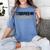 Phd Graduation Doctorate Degree Dissertation Masteral Grad Women's Comfort Colors T-Shirt Blue Jean