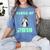 Pinguin Class 2018 Shirt Graduation Kids Graduate Women's Comfort Colors T-Shirt Blue Jean