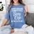 Police Officer Police Graduation Cop Birthday Women's Comfort Colors T-Shirt Blue Jean