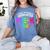 Pre-K Graduation Class Of 2026 Pre-K Graduated 2026 Women's Comfort Colors T-Shirt Blue Jean