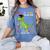 Pre k Graduation We Are Done Class 2023 Pre-k Dinosaur Boys Women's Comfort Colors T-Shirt Blue Jean
