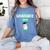 Pre K Graduation Shirt Cute Graduate 2018 Wise Owl Women's Comfort Colors T-Shirt Blue Jean